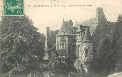 CPA FRANCE 49 "Saint Aubin de Luigné, le presbytère"