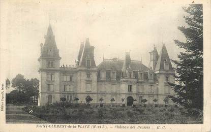 CPA FRANCE 49 "Saint Clément de la Place, chateau des Brosses"