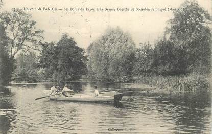 CPA FRANCE 49 "Un coin de l'Anjou, les bords du Layon à la Grande Guerche"