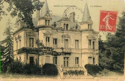 CPA FRANCE 49 "Doué la Fontaine, le chateau"