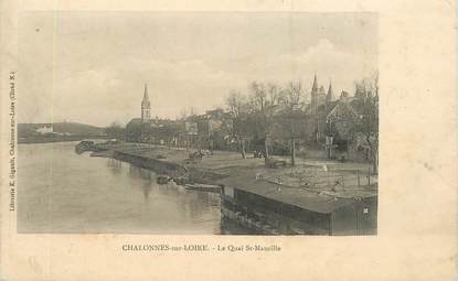 CPA FRANCE 49 "Chalonnes sur Loire, le quai Saint Maurille"