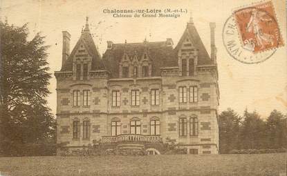 CPA FRANCE 49 "Chalonnes sur Loire, le chateau du Grand Montaigu"