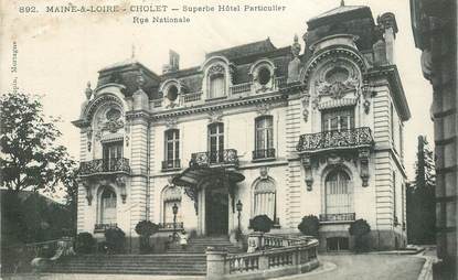 CPA FRANCE 49 "Cholet, rue Nationale" / ART NOUVEAU