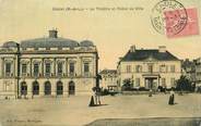 49 Maine Et Loire CPA FRANCE 49 "Cholet, le théâtre et l'Hotel de ville"