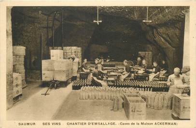 CPA FRANCE 49 "Saumur, Chantier d'emballage"
