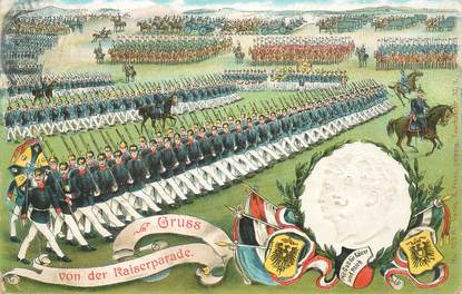 CPA ALLEMAGNE "Gruss von der Raiserparade"