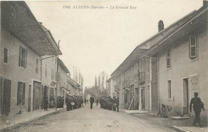 CPA France 73 " Albens, La grande Rue"