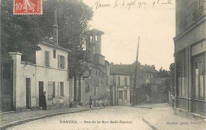CPA France 92 " Vanves, Bas de la rue Sadi Carnot"