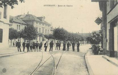 CPA FRANCE 74 " Annemasse, Route de Genève"