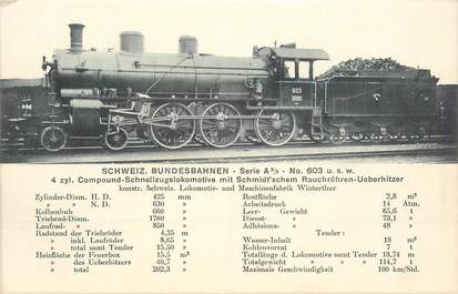 CPA ALLEMAGNE / LOCOMOTIVE TRAIN