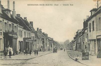 CPA FRANCE 60 "Ressons sur Matz, Grande rue"