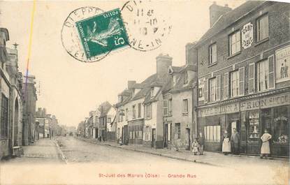 CPA FRANCE 60 "Saint Just des Marais, la Grande rue"