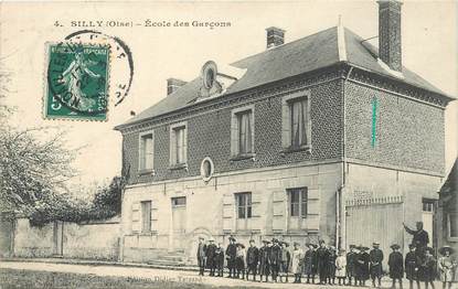 CPA FRANCE 60 "Silly, Ecole de Garçons"