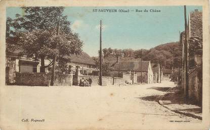 CPA FRANCE 60 "Saint Sauveur, rue du Chene"