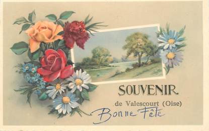 CPA FRANCE 60 "Valescourt"