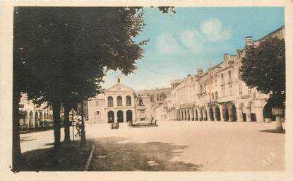 CPA FRANCE 64 "Nay, la mairie et le monument aux morts"