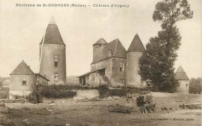 CPA FRANCE 69 "Env. de Saint Georges, Chateau d'Argeny"