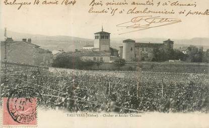 CPA FRANCE 69 "Taluyers, l'ancien chateau"