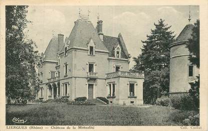 CPA FRANCE 69 "Liergues, Chateau de la Mutualité"