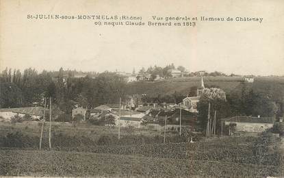 CPA FRANCE 69 "Saint Julien sous Montmelas"