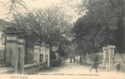 CPA FRANCE 86 "Domine, commune de Naintré, avenue de la gare"