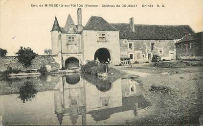 CPA FRANCE 86 "Env. de Mirebeau en Poitou, Chateau de Coussay"