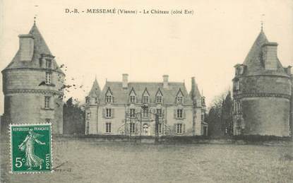 CPA FRANCE 86 "Messemé, le chateau"