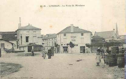 CPA FRANCE 86 "Loudun, la Porte de Mirebeau"