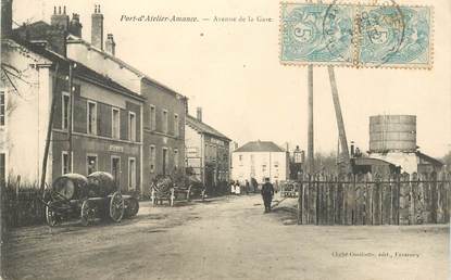 CPA FRANCE 70 "Port d'Atelier Amance, avenue de la gare"