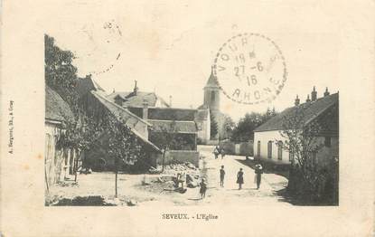 CPA FRANCE 70 "Seveux, l'Eglise"