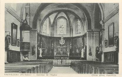 CPA FRANCE 70 "Vauvillers, intérieur de l'Eglise"