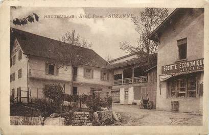 CPA FRANCE 01 "Hauteville, Hotel Pension Suzanne"