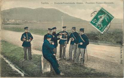 CPA FRANCE 67 "Saales, frontière franco allemande" / DOUANE