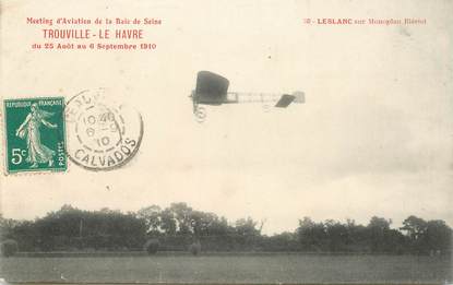 CPA FRANCE 14 "Trouville Le Havre, Meeting d'aviation, 1910"