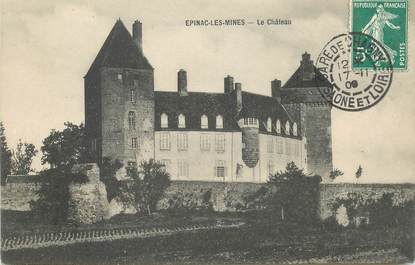 CPA FRANCE 71 "Epinac les Mines, le chateau"