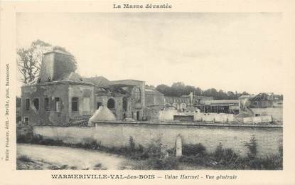 CPA FRANCE 51 "Warmeriville Val des Bois, Usine Harmel"