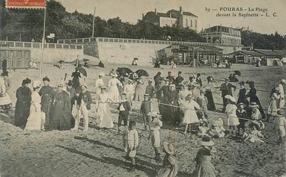 CPA FRANCE 17 "Fouras, la plage"