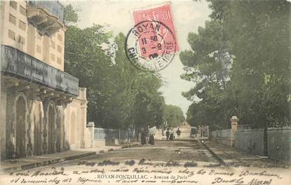 CPA FRANCE 17 "Royan Pontaillac, avenue de Paris"