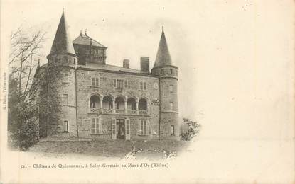 CPA FRANCE 69 "Chateau de Quinsonnas, à Saint Germain au Mont d'Or"