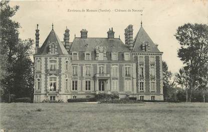 CPA FRANCE 72 "Env. de Mamers, Chateau de Nauvay"