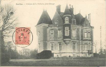 CPA FRANCE 72 "Chateau de la Paillerie près Changé"