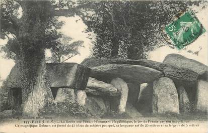 CPA FRANCE 35 "Essé, la Roche aux Fées, monument mégalithique" DOLMEN