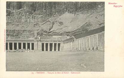 CPA EGYPTE "Thèbes, temple de Deir el Bahri" / Ed. BERGERET 