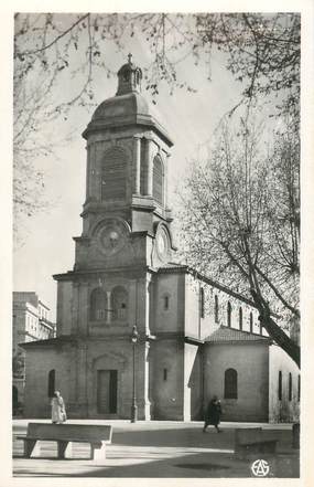 CPSM ALGERIE "Mostaganem, Eglise Saint Jean Baptiste"