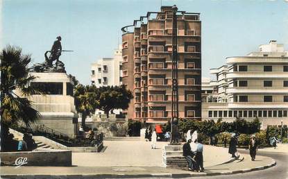 CPSM ALGERIE "Mostaganem, Place de l'Hotel de ville"