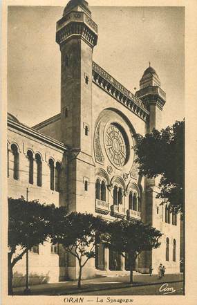 CPA ALGERIE "Oran, la Synagogue"