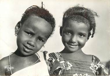 CPSM AFRIQUE "Petites filles"