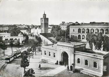 CPSM TUNISIE "Tunis, la Casbah et le bld Bab Menara"