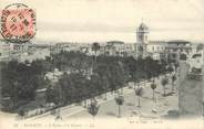 Tunisie CPA TUNISIE "Bizerte, Eglise et square"