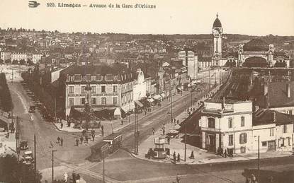 CPA FRANCE 87 "Limoges, Avenue de la Gare d'Orléans"